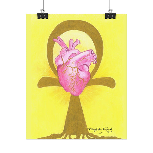 Rooted Heart Return Rolled Poster