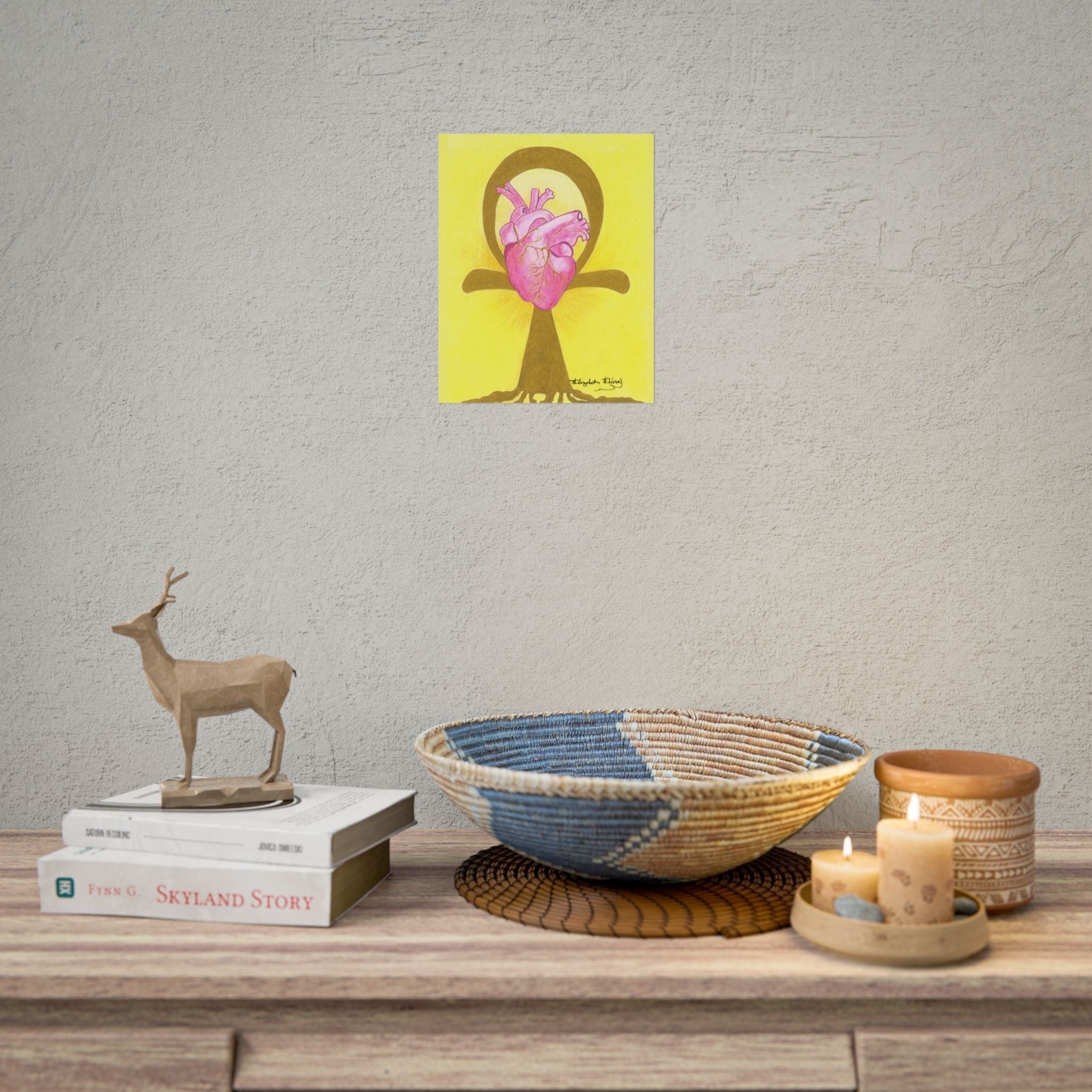 Rooted Heart Return Rolled Poster