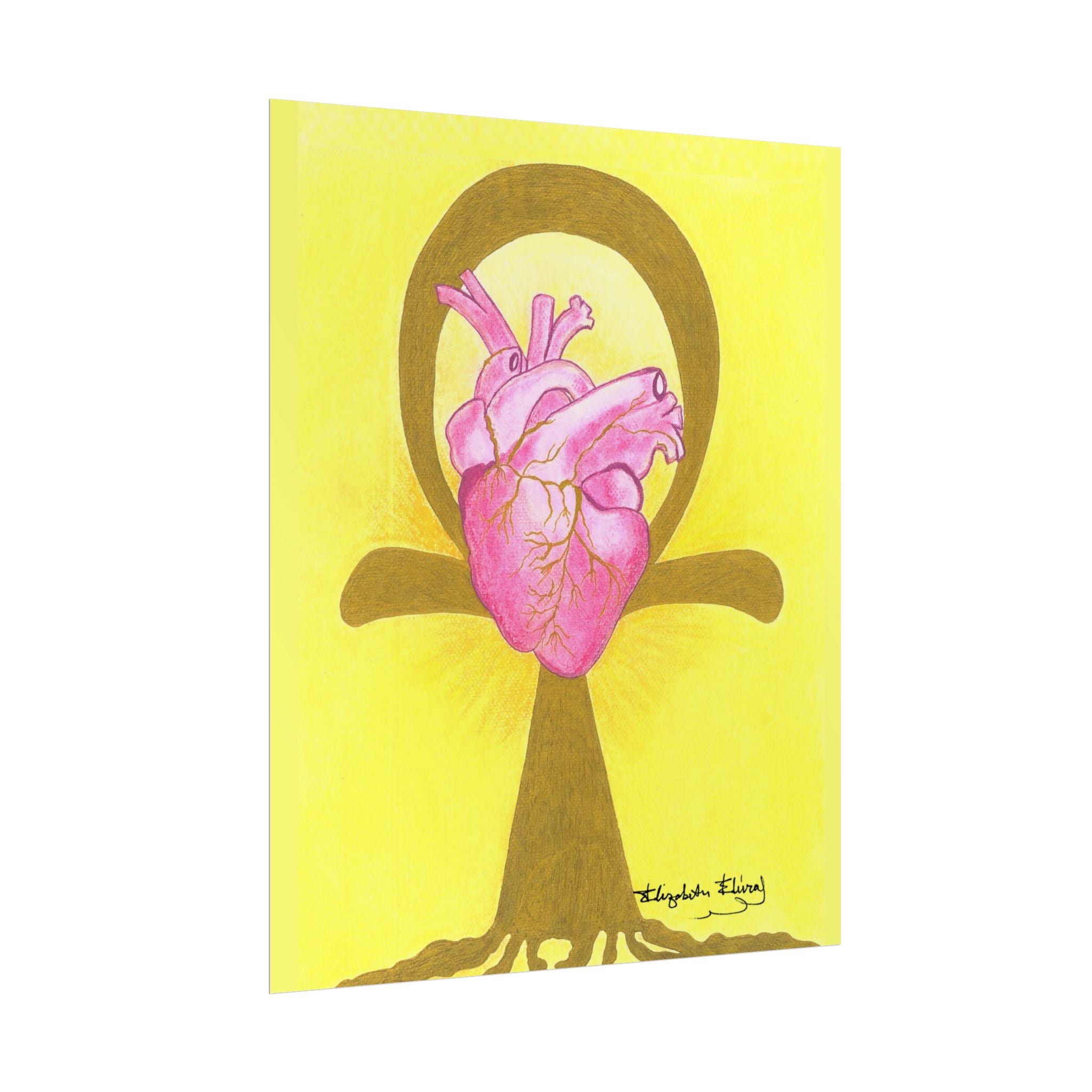 Rooted Heart Return Rolled Poster