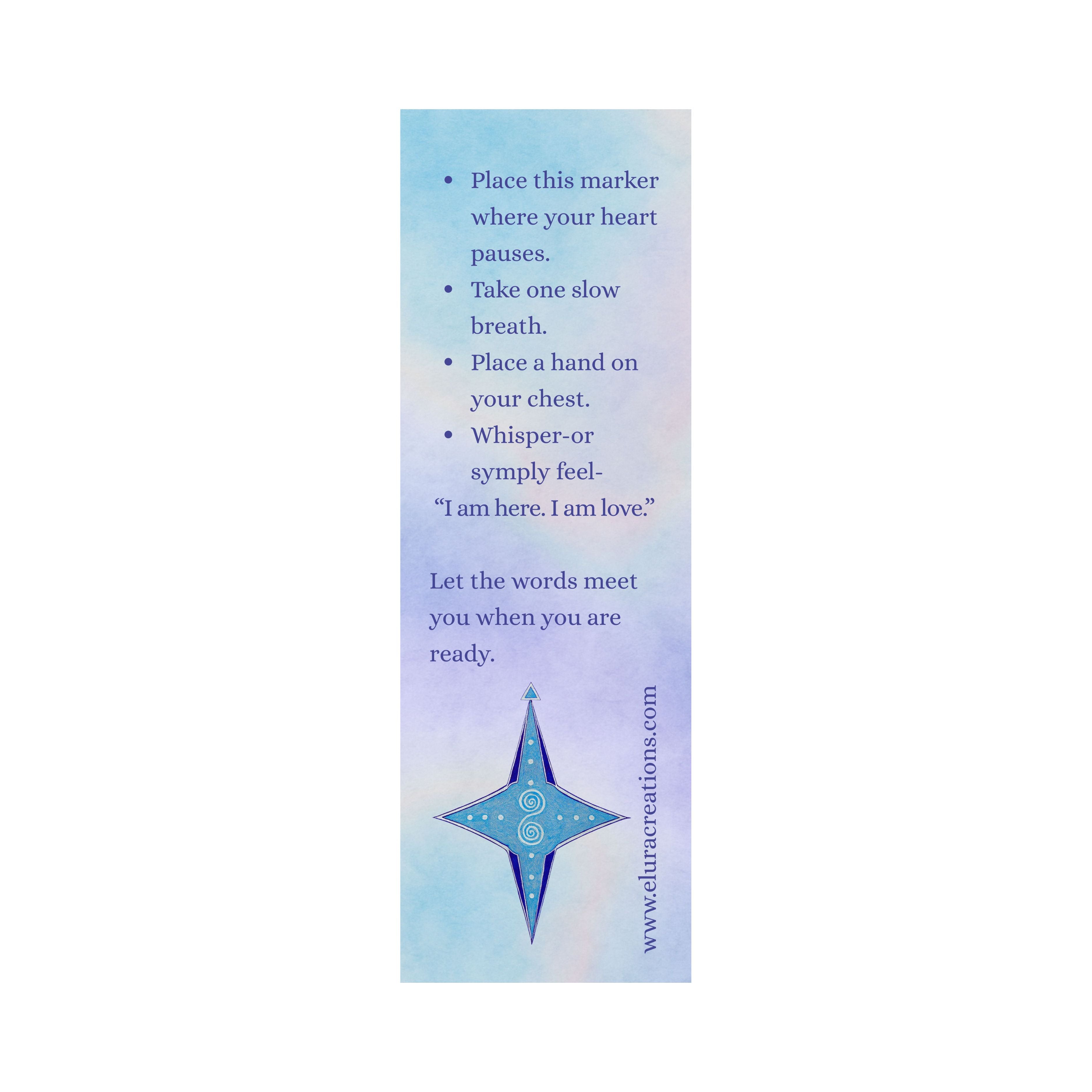 I Love the Me – Poetic Affirmation Bookmark